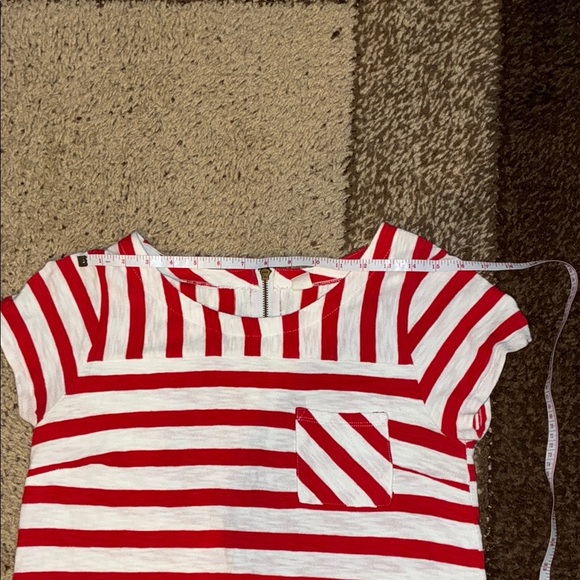 Old Navy Red and White Casual Raglan Sleeve Dress - Picture 10 of 12